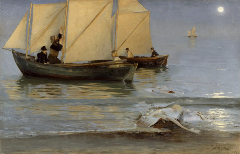 Bateaux da pesca - Peder Severin Krøyer