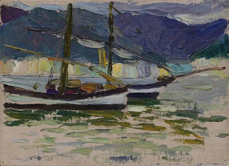 Barche da pesca, Sestri - Vassily Kandinsky