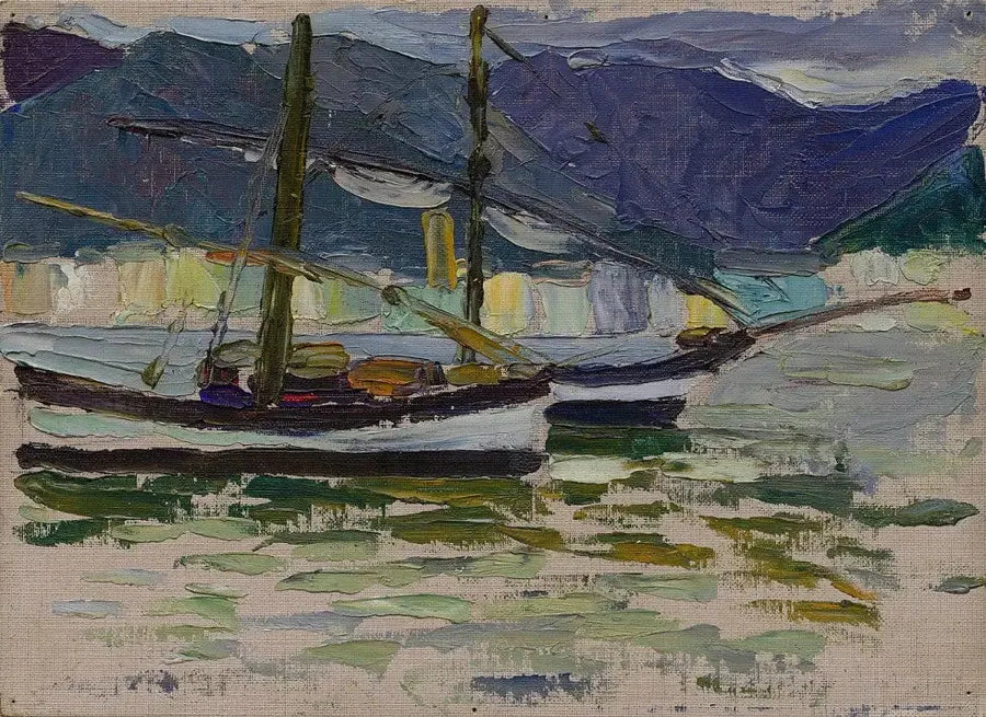 Barche da pesca, Sestri - Vassily Kandinsky