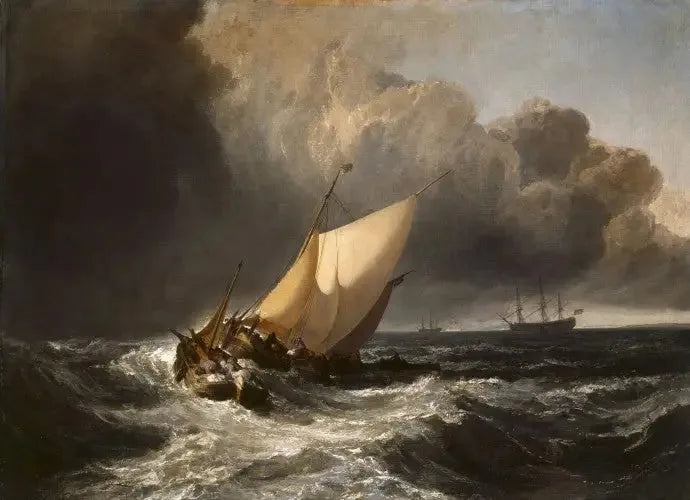 Barche olandesi nella tempesta - J. M. W. Turner