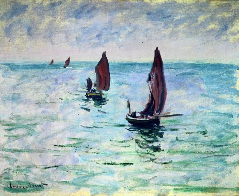 Barche da pesca W1026 - Claude Monet
