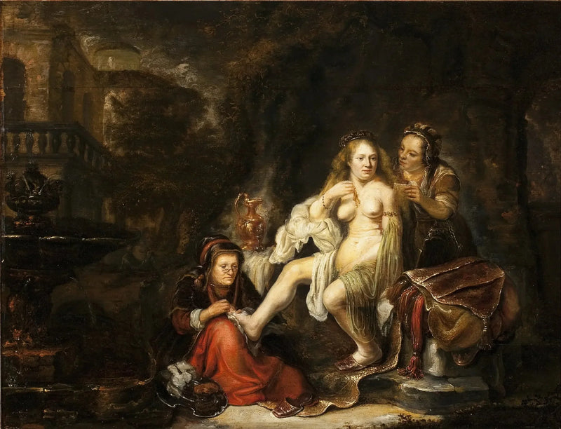 Bath-Sebastiana riceve la lettera di Davide - Rembrandt