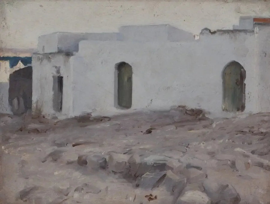 Edifici moreschi in tempo nuvoloso - John Singer Sargent