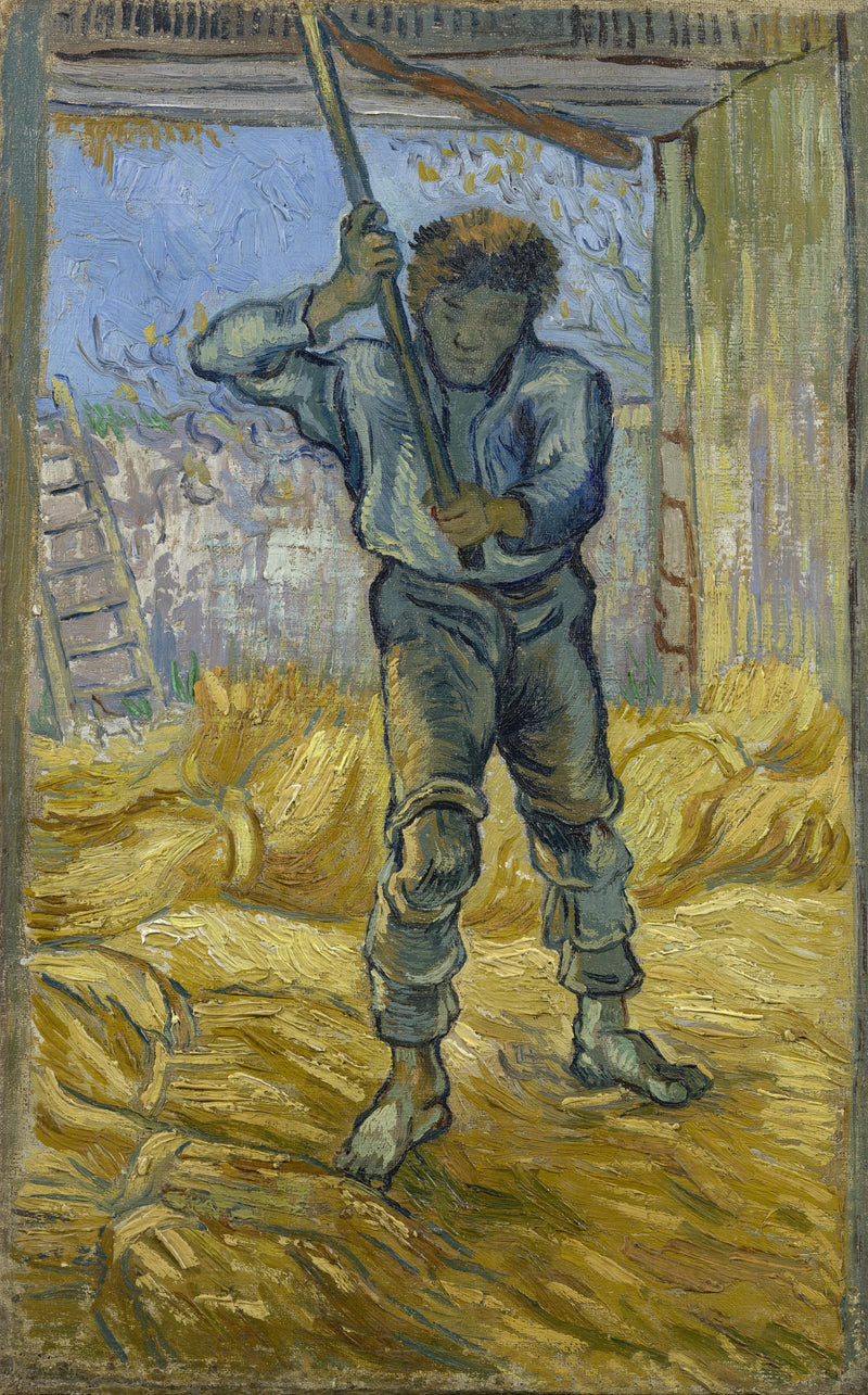 La Battitrice (dopo Millet) - Vincent van Gogh