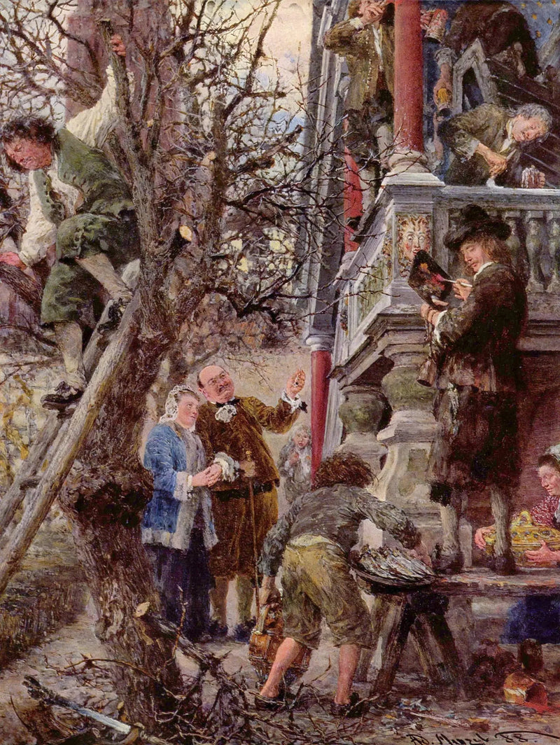 Beati Possidentes (Beati coloro che possiedono) - Adolph von Menzel