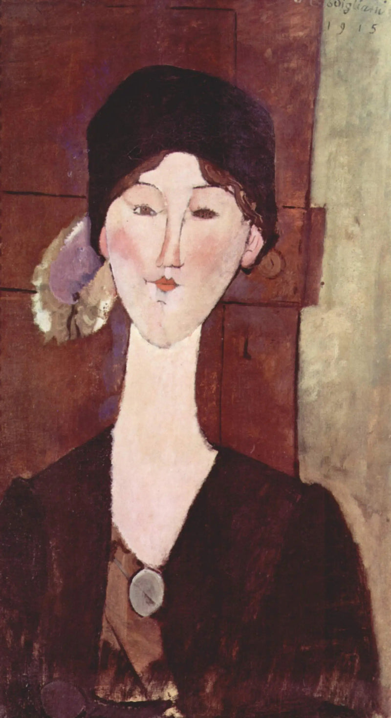 Beatrice Hastings davanti a una porta - Amedeo Modigliani