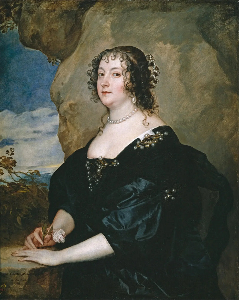 Beatriz van Hemmema, contessa d'Oxford (precedentemente chiamata Diana Cecil) - Antoine van Dyck