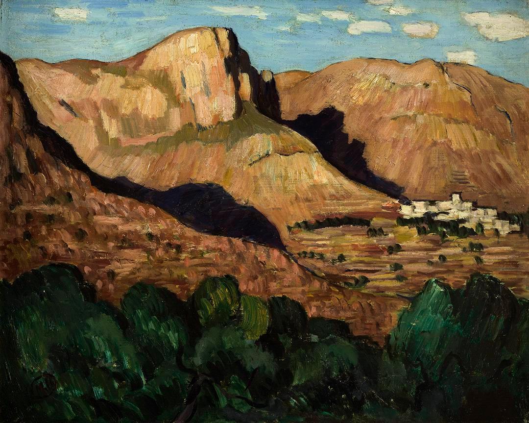 Beau Blanc, Saint-Jeannet - Marsden Hartley image 1 copie de tableau peinte à la main