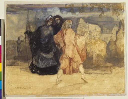 Beauvais - L'incostante, il Sileno, il Ciarlatano - Charles Conder