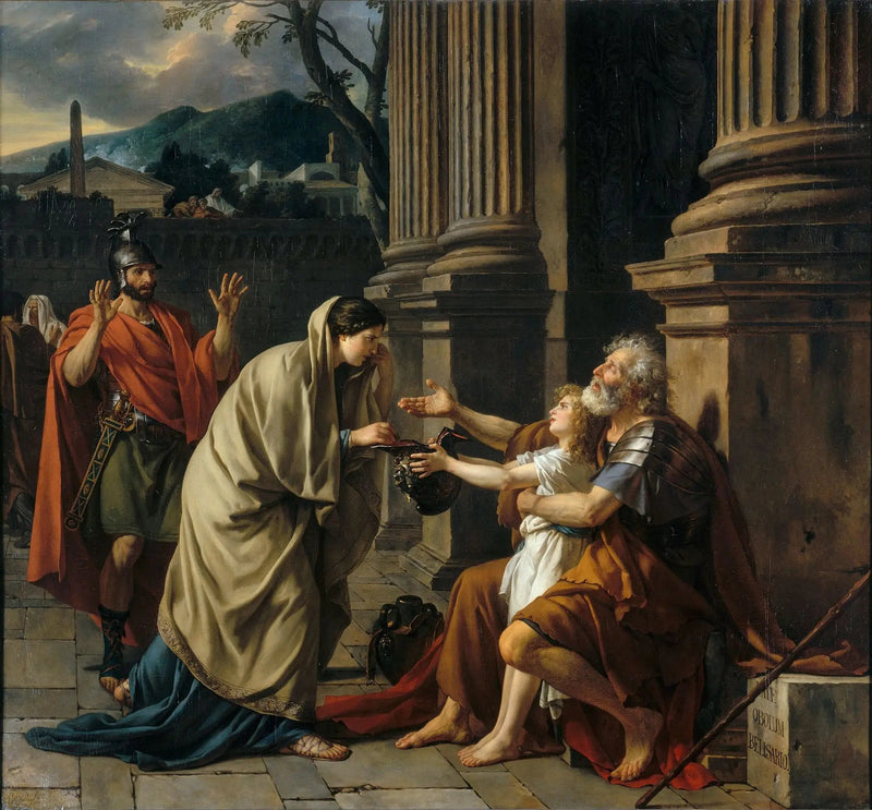 Belisario che chiede l'elemosina - Jacques-Louis David