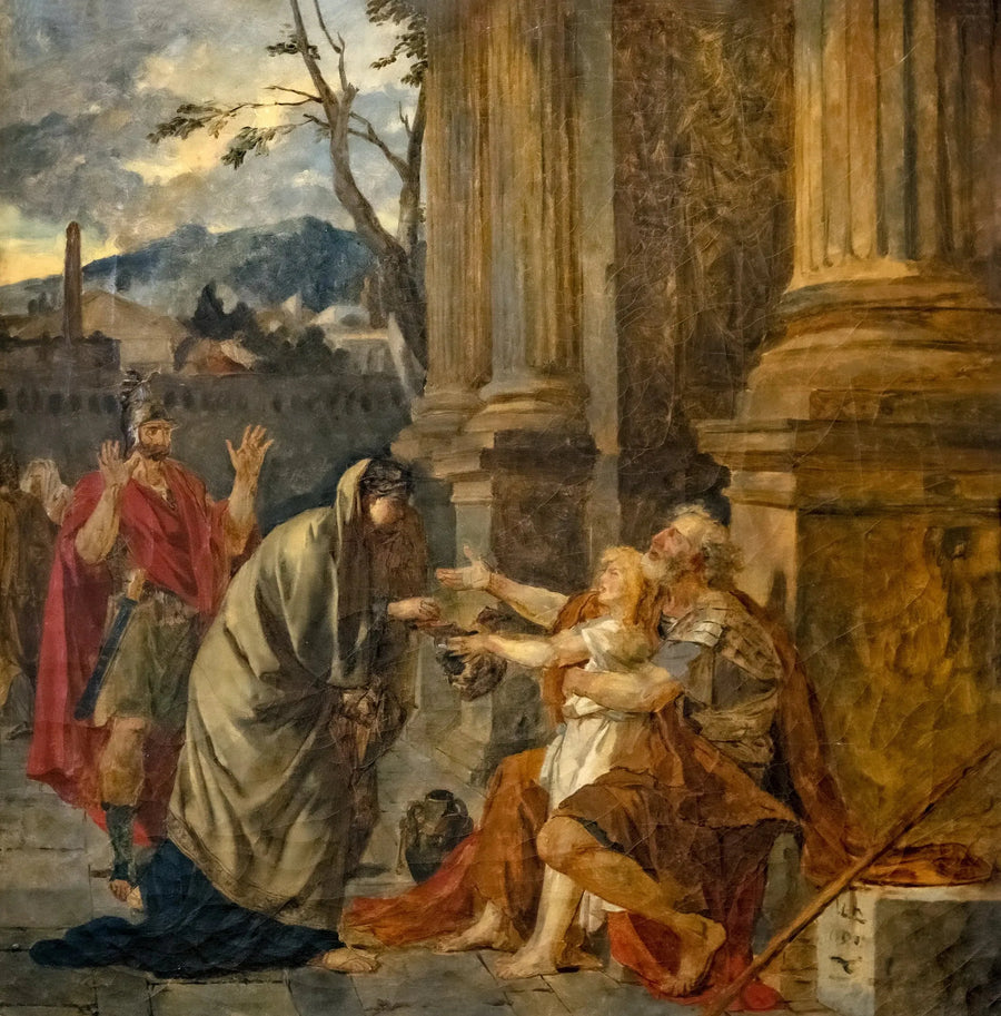Belisario riconosciuto da un soldato - Jacques-Louis David