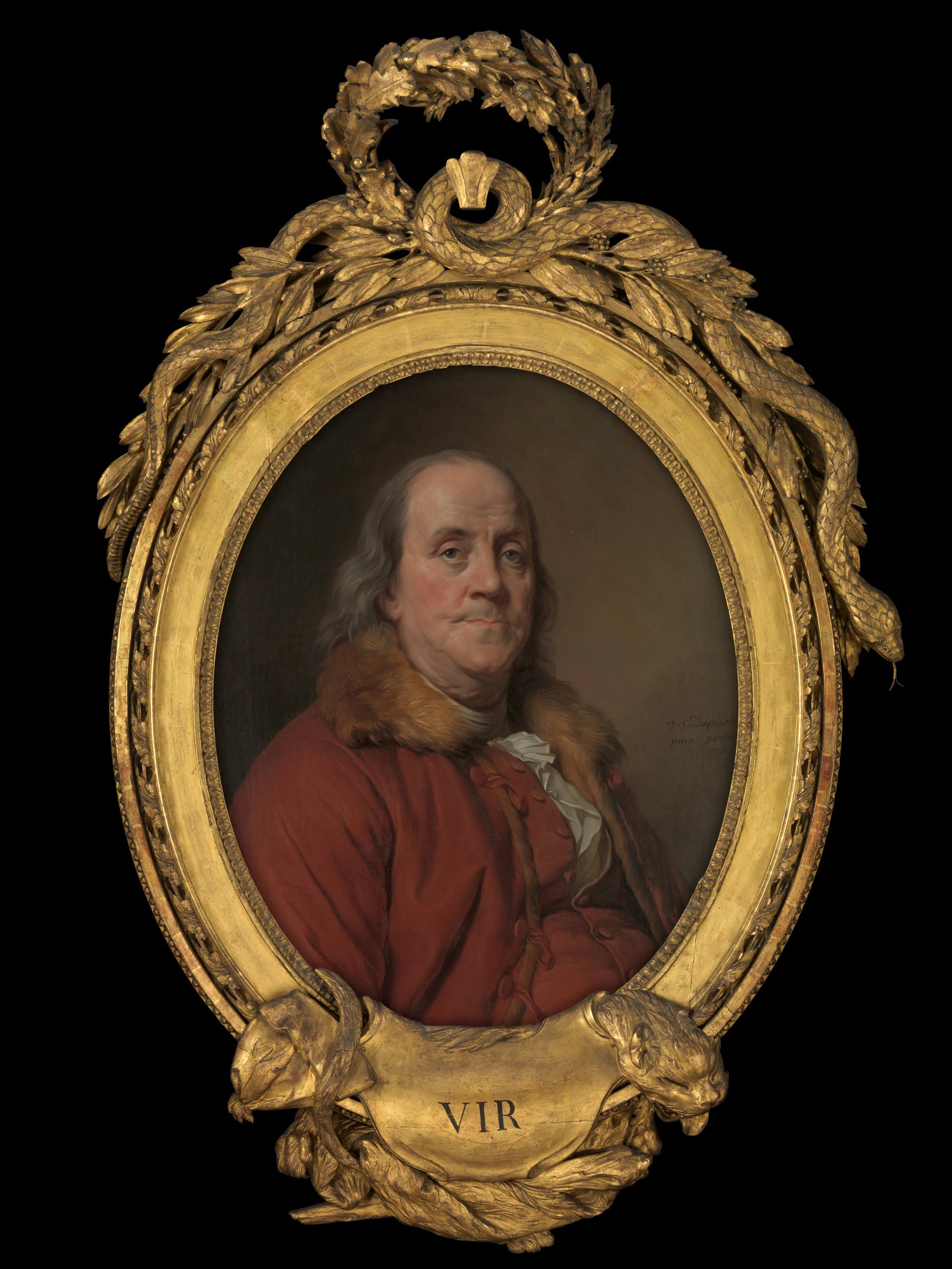 Benjamin Franklin (1706-1790) - Joseph Siffred Duplessis