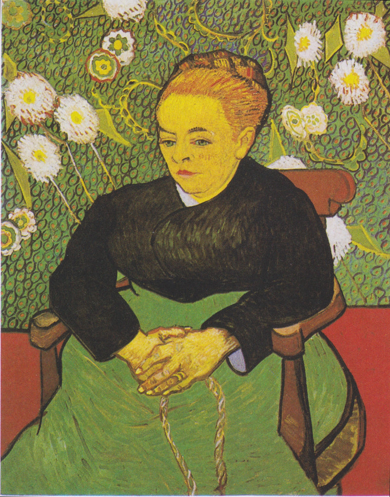 Ninnananna: Madame Augustine Roulin che culla una culla (La Ninnananna) - Vincent van Gogh