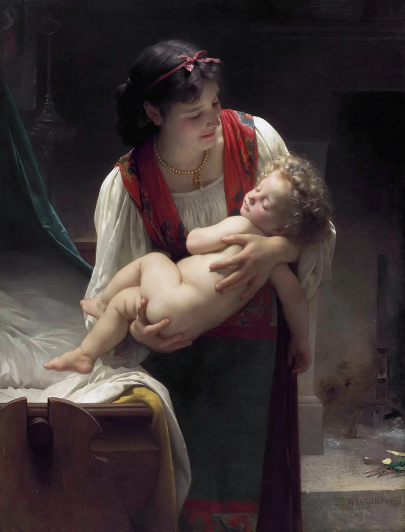 Ninna nanna (Il tramonto) - Bouguereau