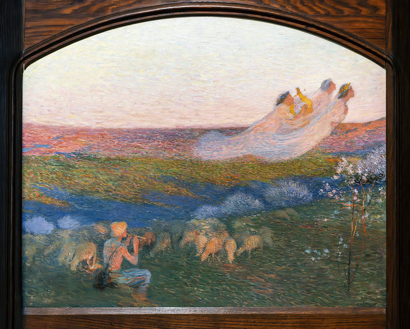 Il pastore e le sue tre muse - Henri-Jean Guillaume Martin