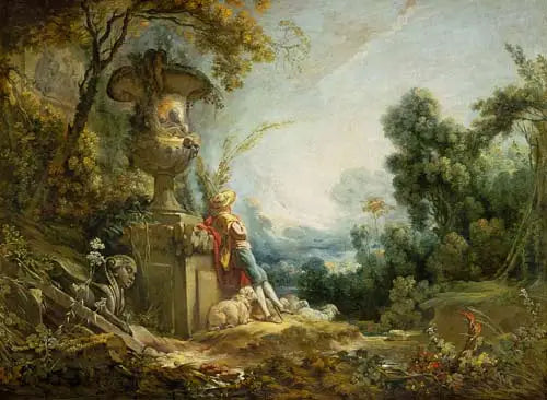 Pastore con le sue pecore - François Boucher