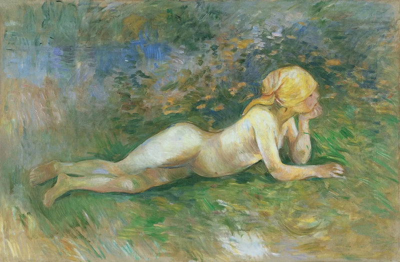 Pastorella nuda sdraiata - Berthe Morisot