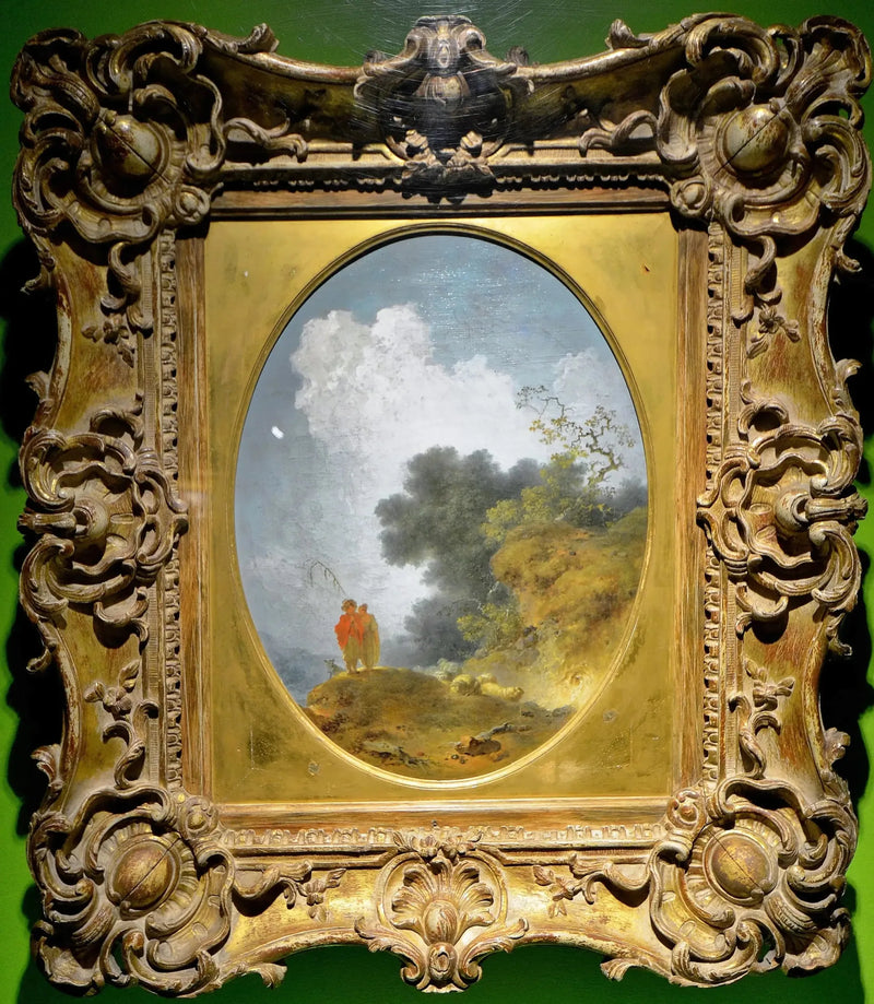 Pastori in un paesaggio - Jean-Honoré Fragonard