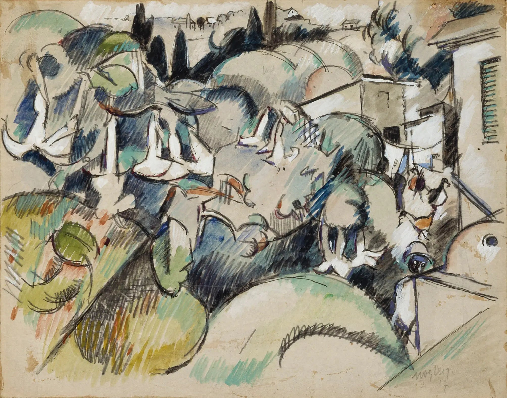 Bermuda - Albert Gleizes image 1 reproduction réalisée par Alpha Reproduction