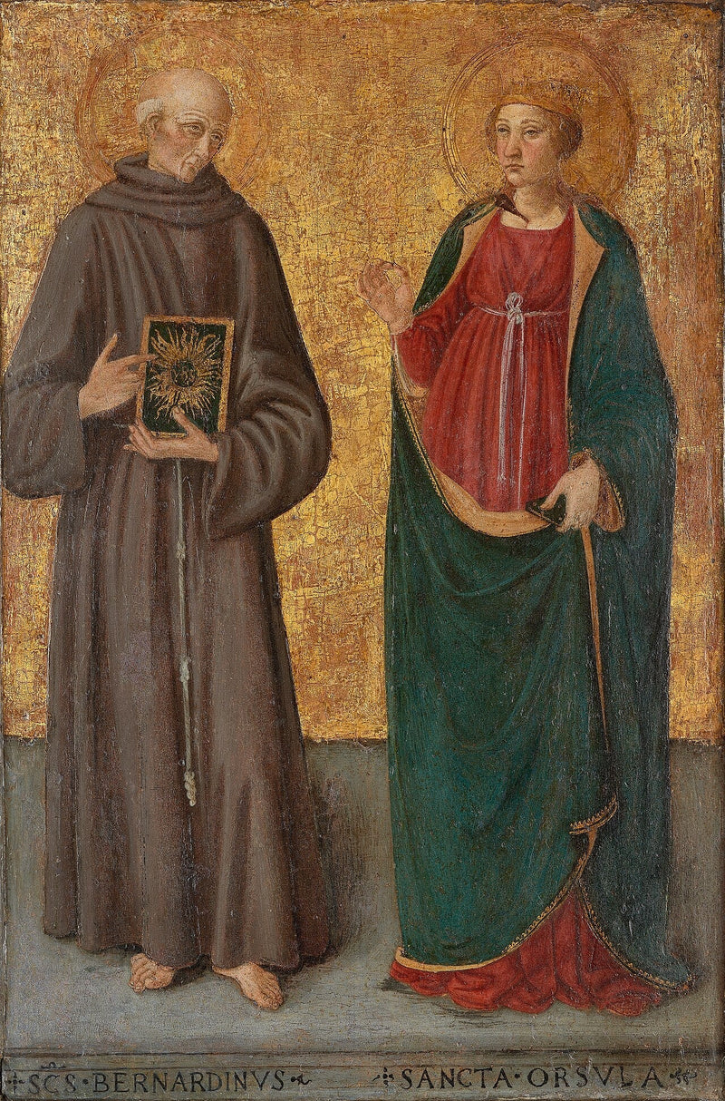 Bernardin de Sienne e Santa Ursula - Cosimo Rosselli