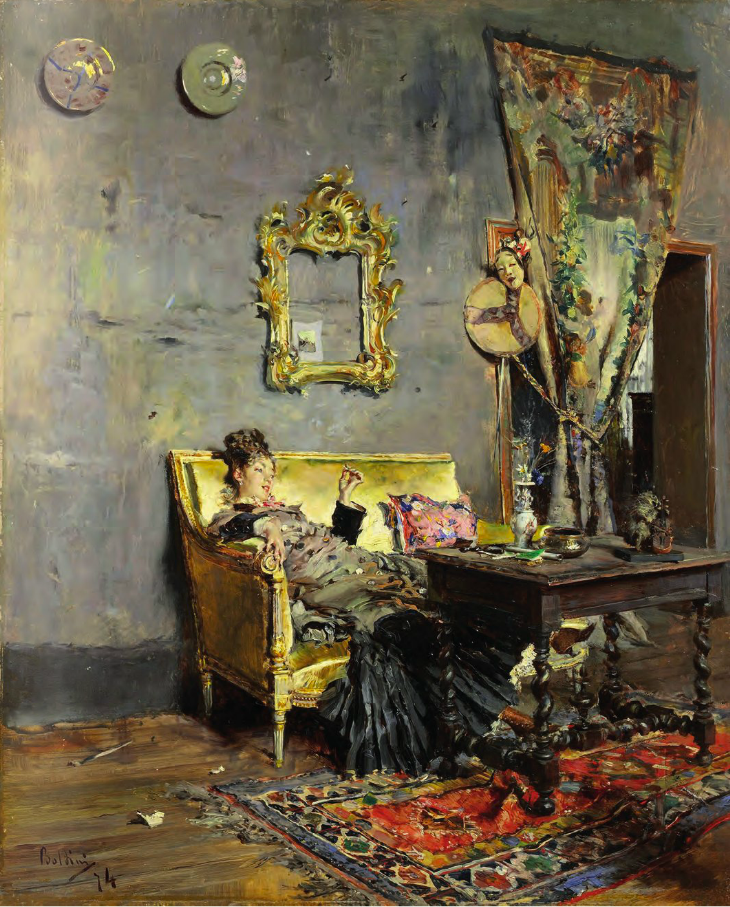 Berthe fumée - Giovanni Boldini