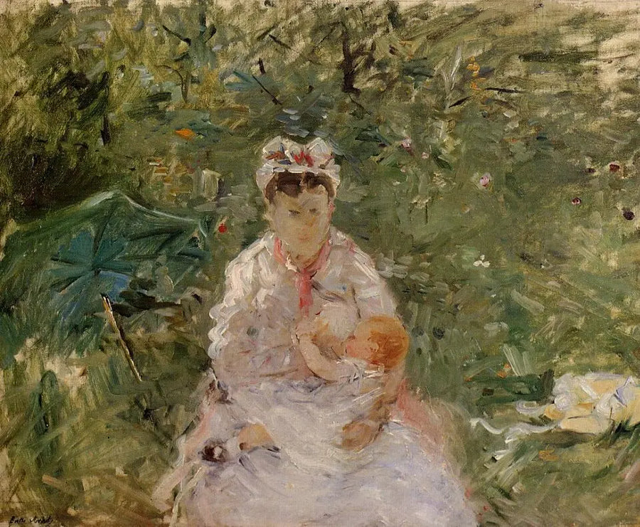 Nourrice et Bébé, peinture de Berthe Morisot