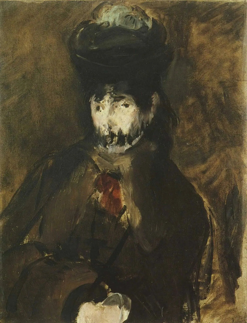 Berthe Morisot con il velo - Édouard Manet