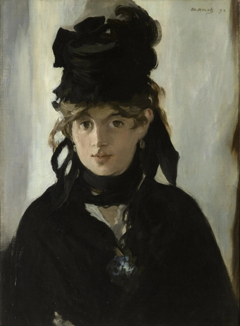 Berthe Morisot con bouquet di violette - Édouard Manet
