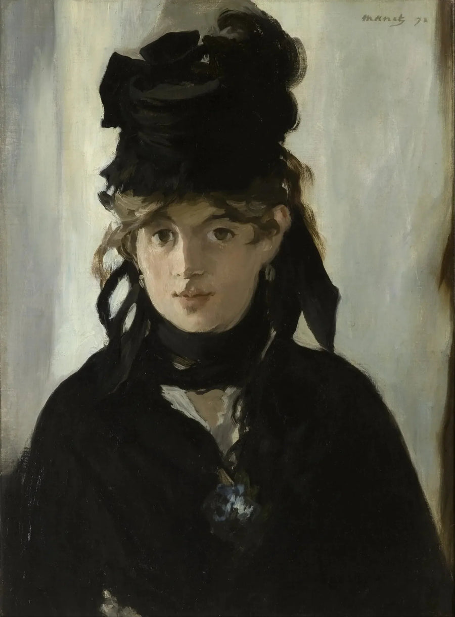 Berthe Morisot con bouquet di violette - Édouard Manet
