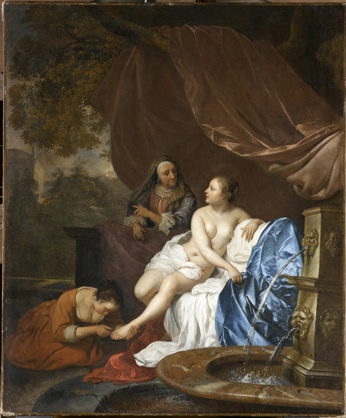Betsabea nella vasca da bagno - Jacob Van Loo