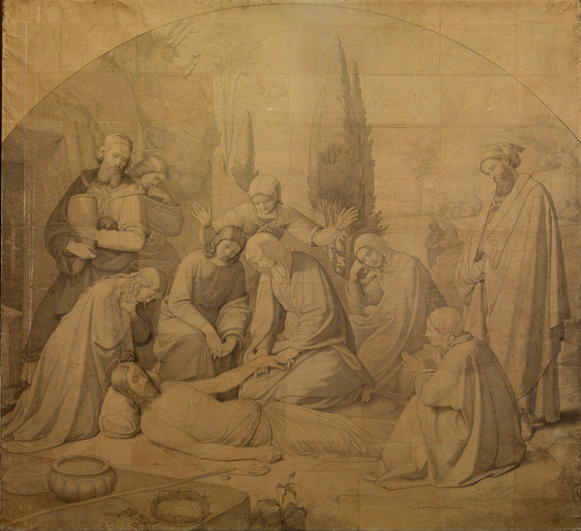Beweinung Christi - Johann Friedrich Overbeck image 1 tableau peint à l’huile sur toile