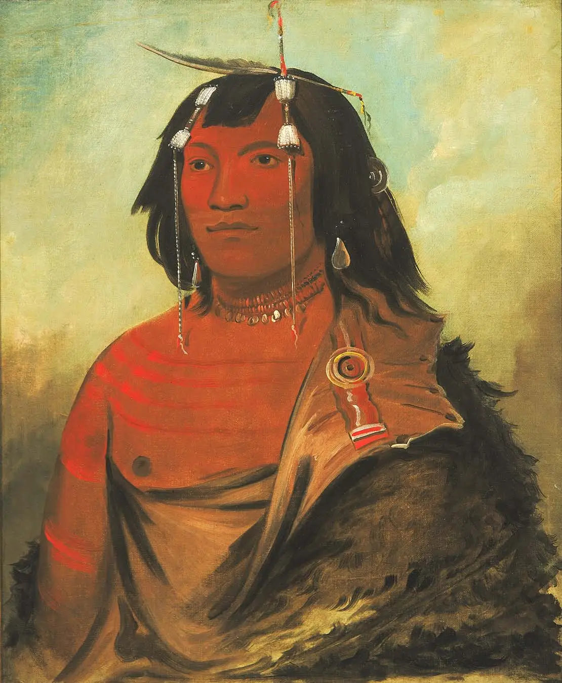 Bi-éets-ee-cure Homme Très Doux - George Catlin - Alpha Reproduction