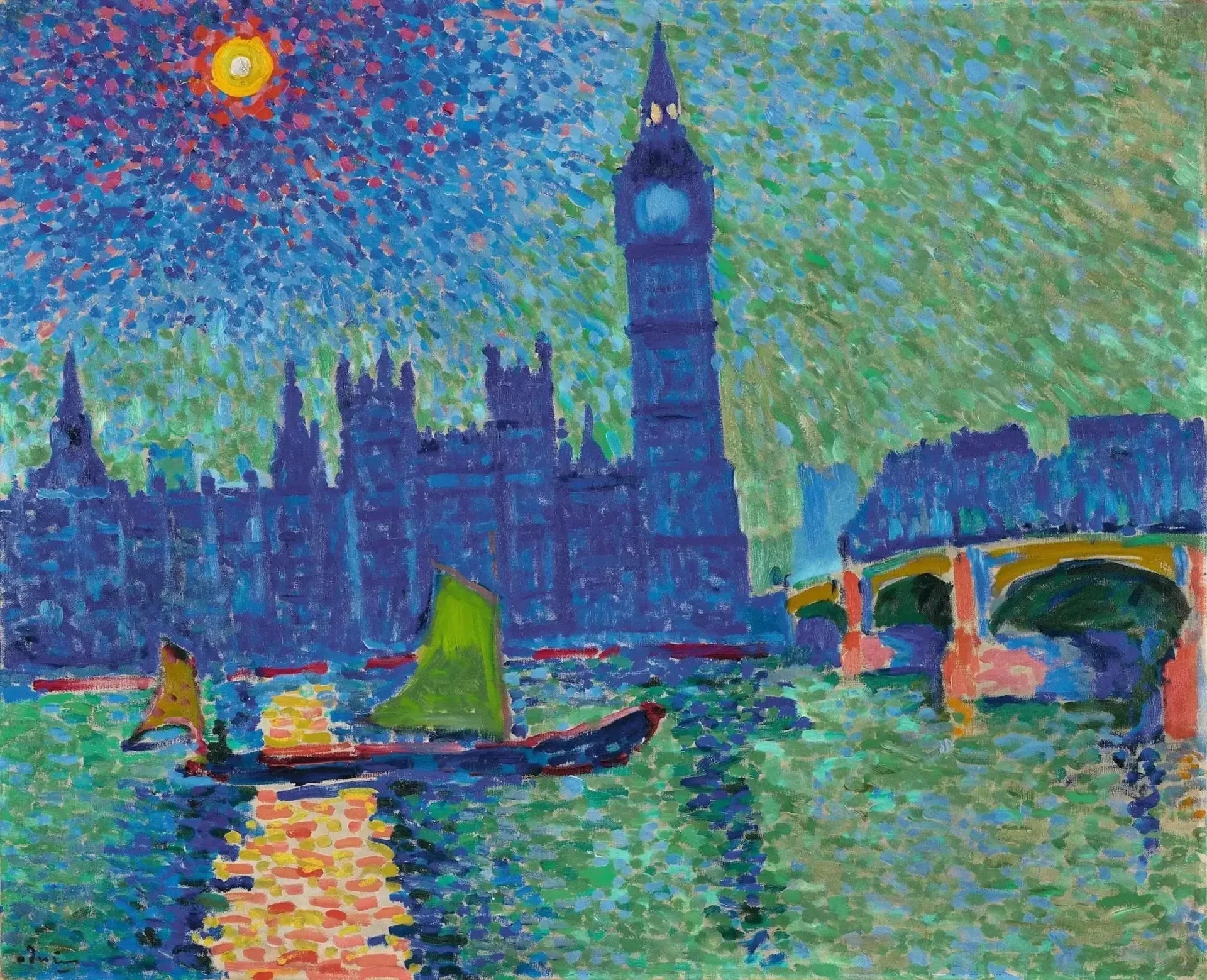 Big Ben - André Derain image 1 tableau peint à l’huile sur toile