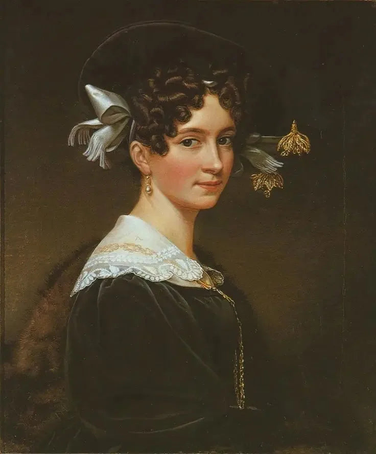 Bildnis der Maximiliane Borzaga - Joseph Karl Stieler image 1 copie de tableau peinte à la main