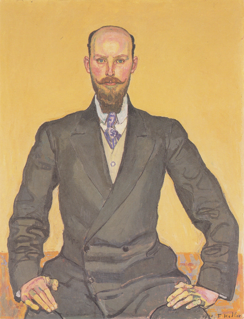 Ritratto di Willy Russ - Ferdinand Hodler