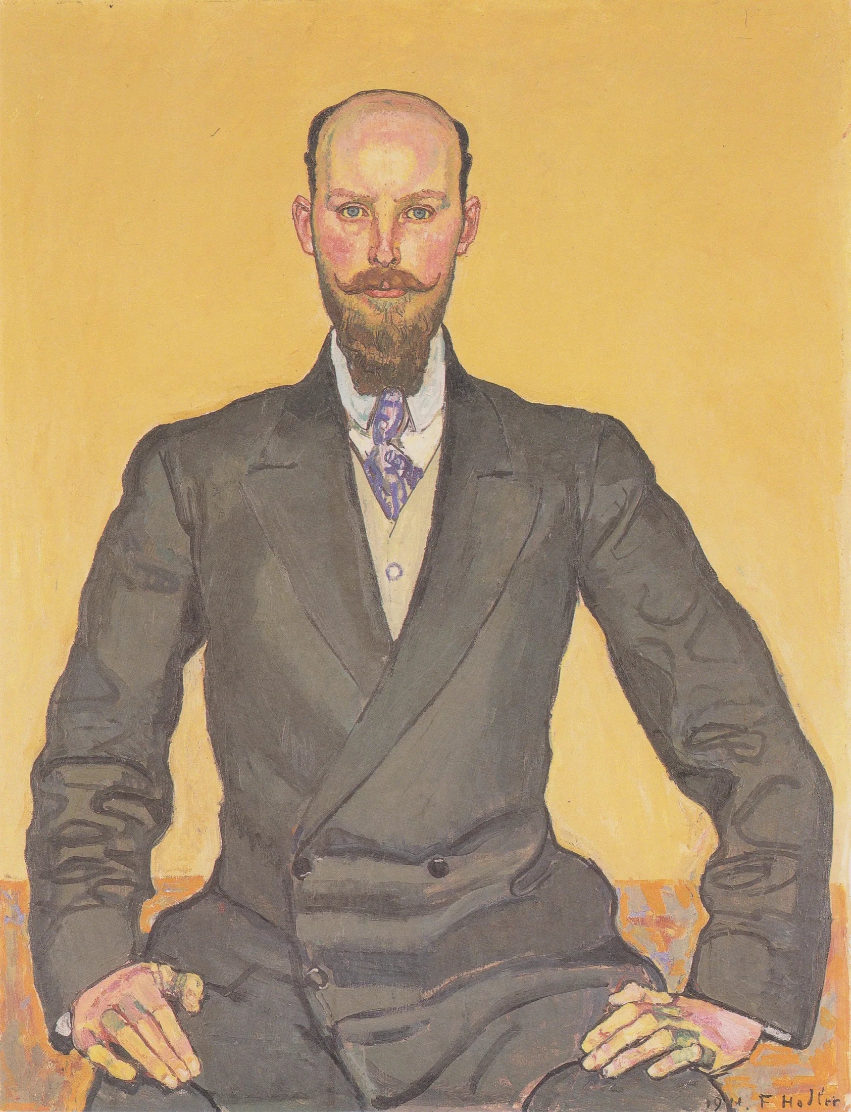 Bildnis Willy Russ - Ferdinand Hodler image 1 tableau peint à l’huile sur toile