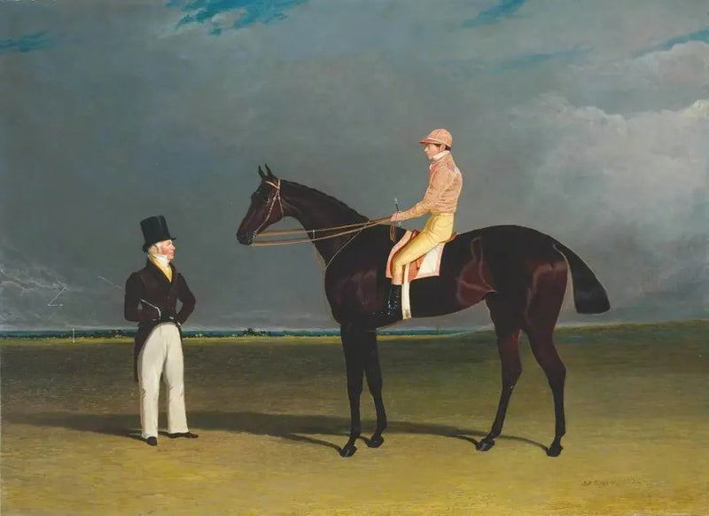 Birmingham con Patrick Conolly Up e il suo proprietario, John Beardsworth - John Frederick Herring, Sr.