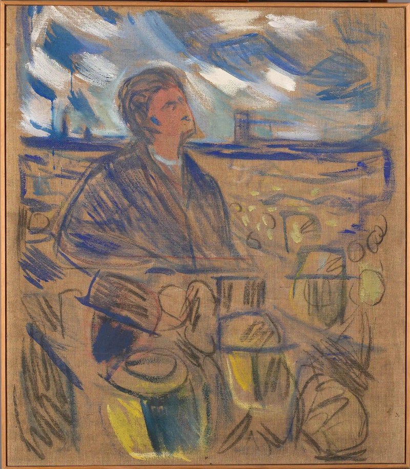 Bjørnstjerne Bjørnson che si rivolge al popolo - Edvard Munch