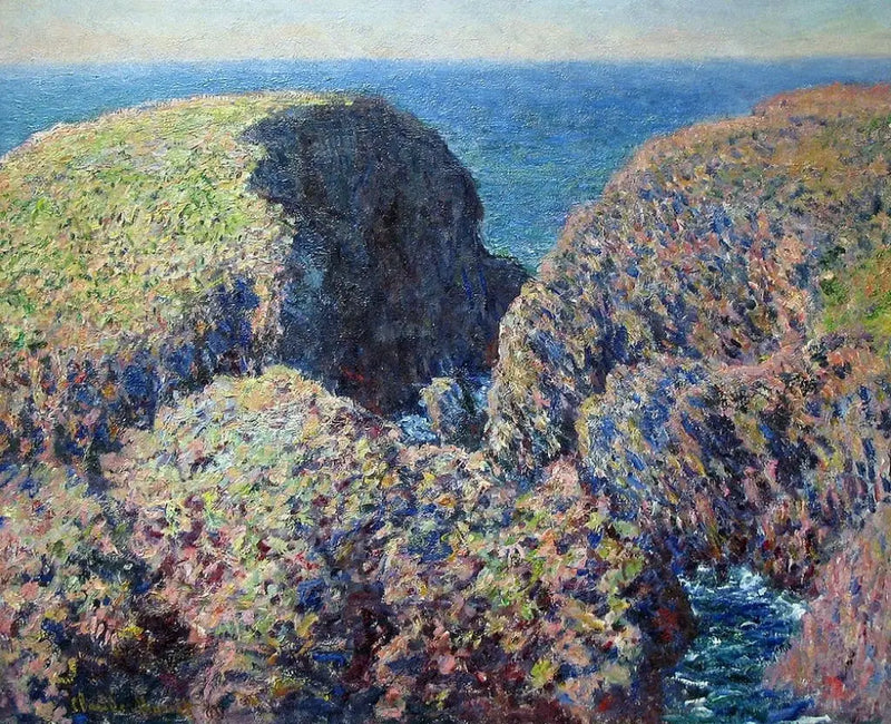 Blocco di rocce, Belle-Île - Claude Monet