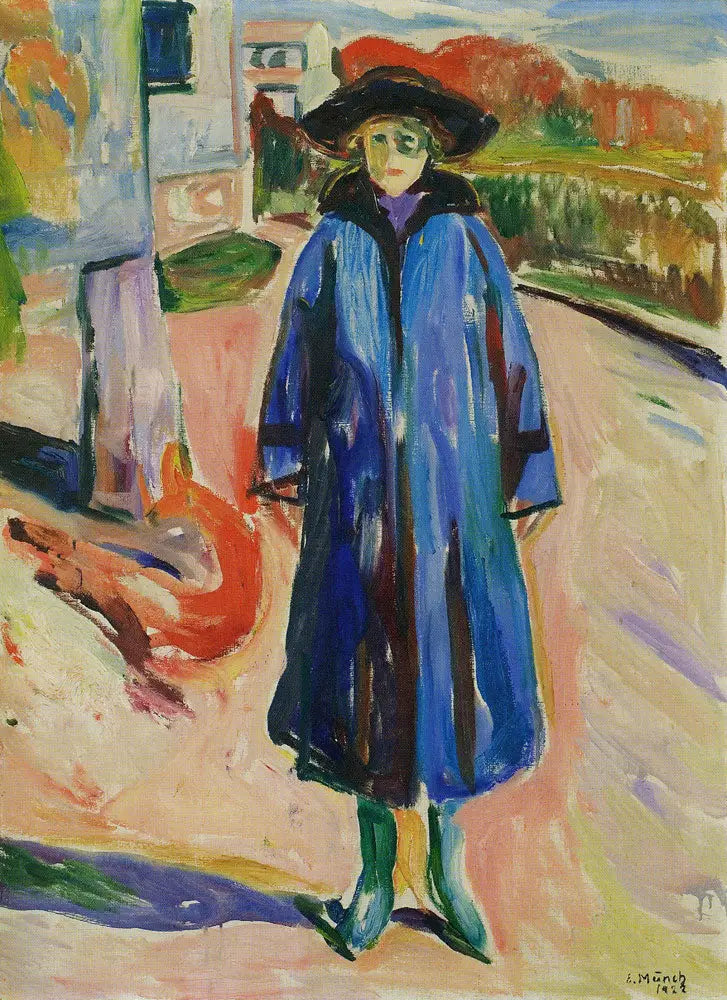 Giacca blu al sole - Edvard Munch