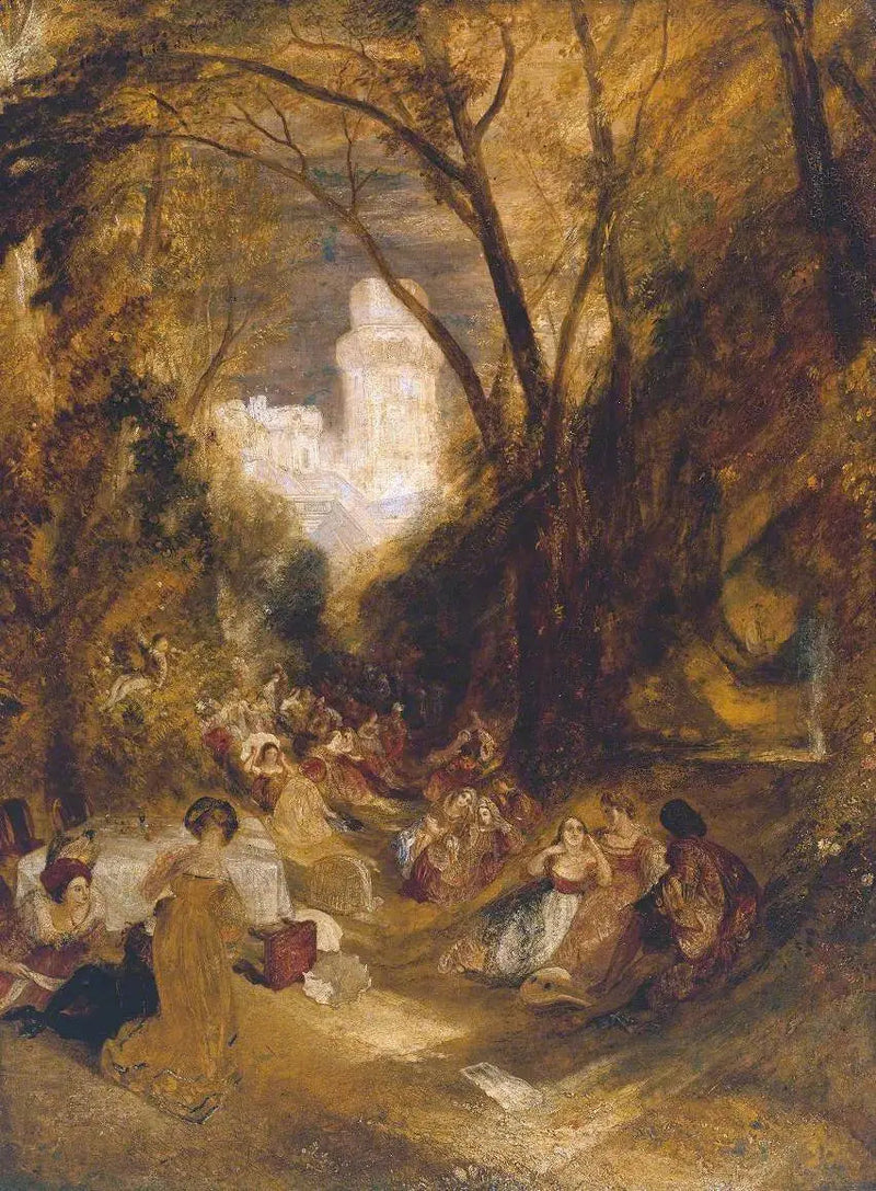 Boccaccio che racconta la storia della gabbia degli uccelli - J. M. W. Turner