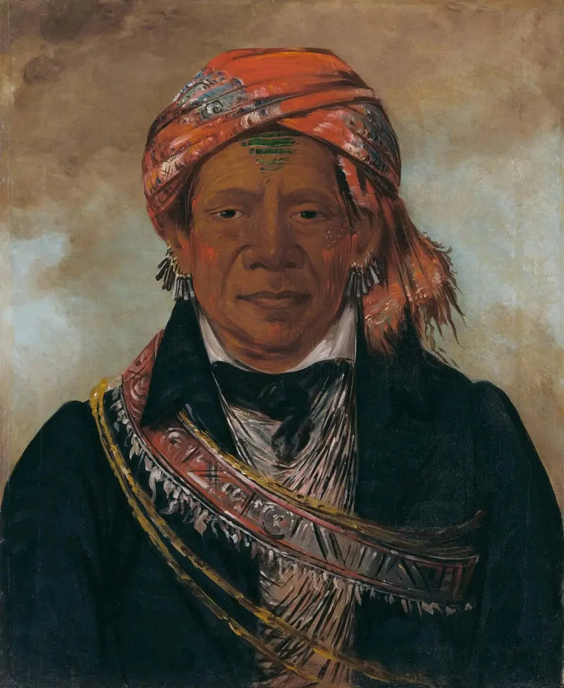 Bód-a-sin, capo della tribù - George Catlin