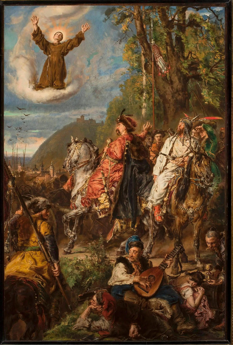 Bohdan Khmelnitski con Tugay Bey vicino a Lvov. - Jan Matejko