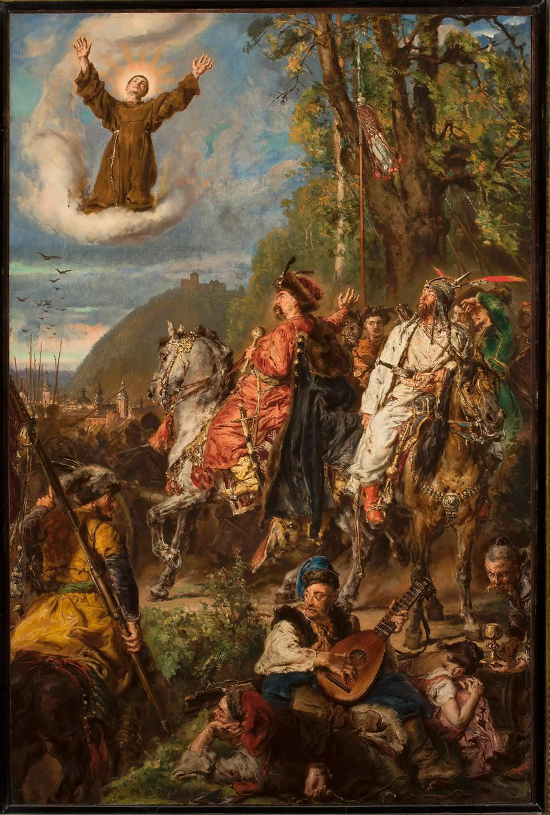 Bohdan Khmelnitski con Tugay Bey vicino a Lvov. - Jan Matejko