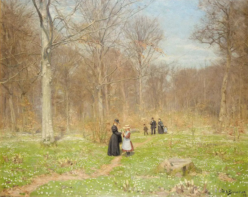 Legno in primavera. - H. A. Brendekilde