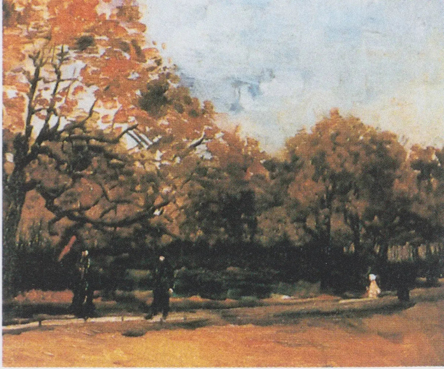 Il Bosco di Boulogne con passanti - Vincent van Gogh