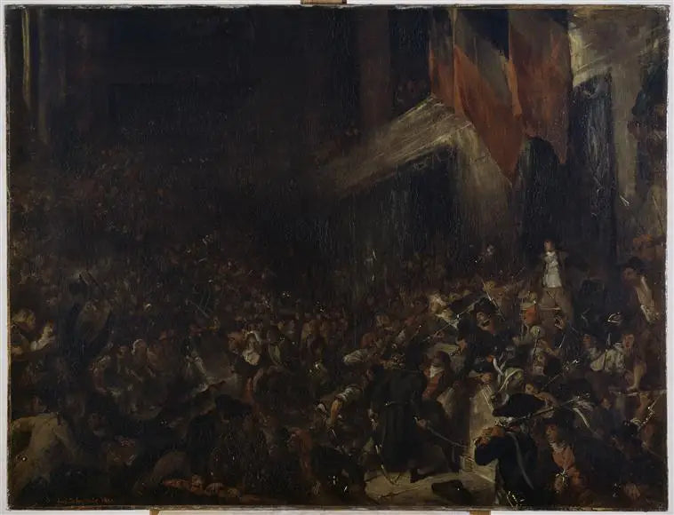 Boissy d'Anglas alla Convenzione - Eugène Delacroix