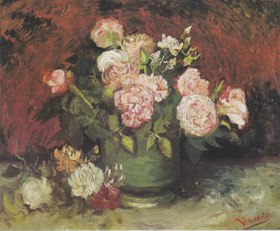 Ciotola con peonie e rose - Vincent van Gogh