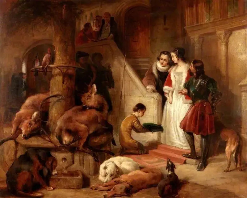 Bolton Court nei tempi antichi - Edwin Henry Landseer