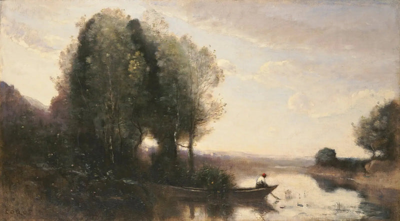Bord de la Senna - Jean-Baptiste Camille Corot